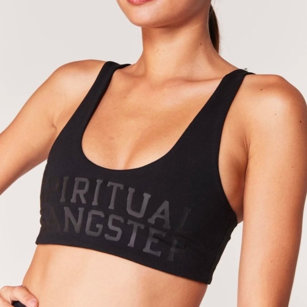 Spiritual Gangster Black Shakti Bra Medium NWT